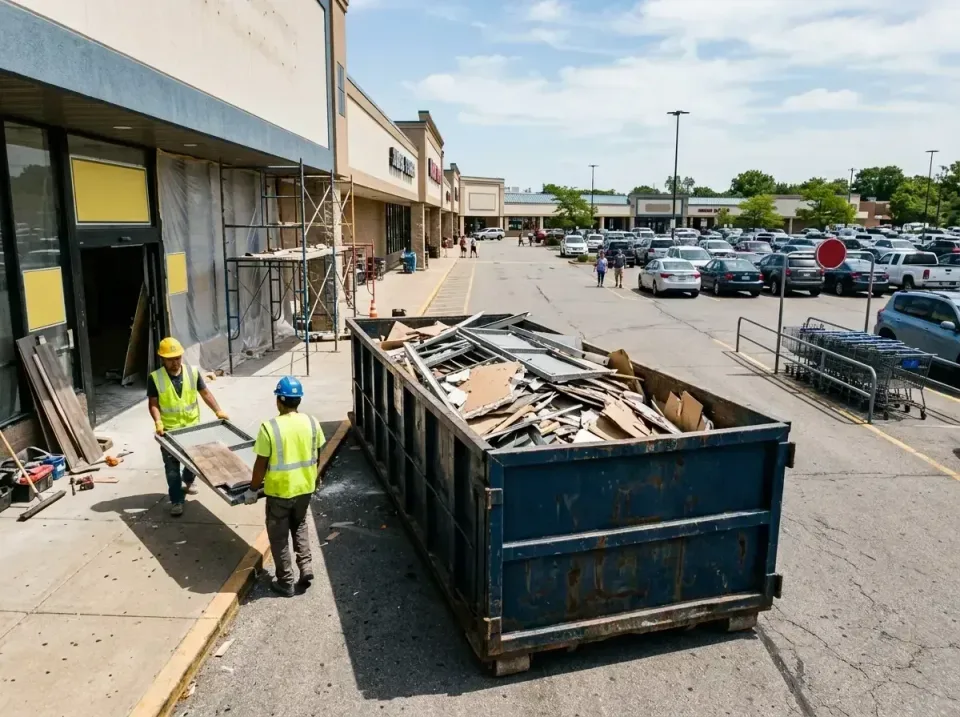 retail-store-renovation-debris-003 — frequently asked questions, Roll-off Dumpster Rentals in Roxborough Park, CO